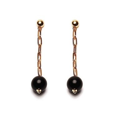 Brinco Cartier Bola Preta