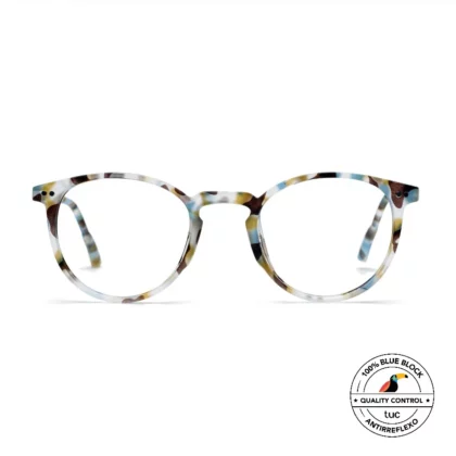 Óculos de Leitura - Classic Round CR Tartaruga Azul Grau Pronto