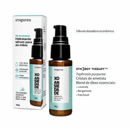 Hidratante sérum para as mãos - Xô ansiedade