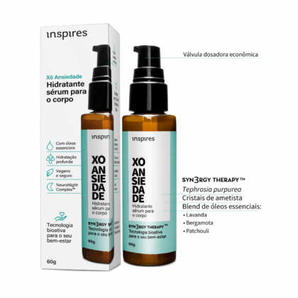 Hidratante sérum para o corpo - Xô ansiedade