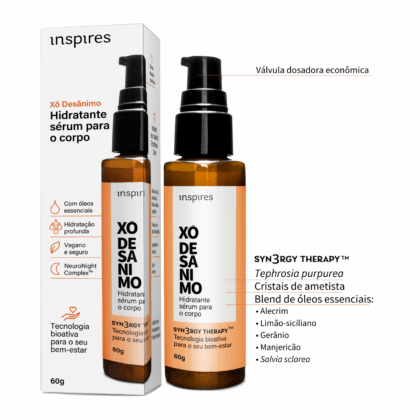 Hidratante sérum para o corpo - Xô Desânimo